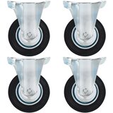 vidaXL Fiksna kolesa 4 kosi 100 mm | Shoptok.si