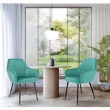 Jumi Stol CORA oblazinjen v zelenem žametu, (21888388) | Shoptok.si