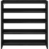  Stalak za cipele crni 80x25x81 cm od konstruiranog drva | Eponuda.ba