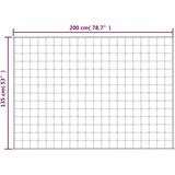  Teška deka plava 135 x 200 cm 6 kg od tkanine | shoptok.hr