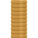 vidaXL Kopalne brisače 10 kos zlata 100x150 cm 360 g/m² 100% bombaž Cene