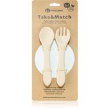 Petite & Mars Take&Match Silicone Cutlery pribor Desert Sand 6 m+ 2 kos Cene