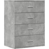  Komoda siva boja betona 60x39x80 cm od konstruiranog drva | shoptok.hr