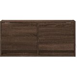  Zidni TV ormarić s LED svjetlima boja hrasta 80x31x38 cm | Eponuda.com