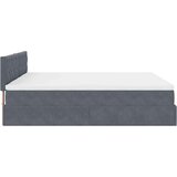 vidaXL Okvir kreveta s madracima tamnosivi 160x200cm baršunasti | shoptok.hr