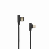 S Box Kabl USB A / Type C 90 1,5 m, Black