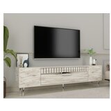 Hanah home tv polica Dekolp1 ephesus marble silver Cene