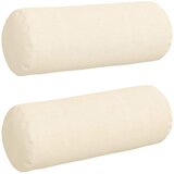  Valjkasti jastučići 2 pcs Krema Ø 25 x 70 cm Kordura tekstil | Eponuda.com