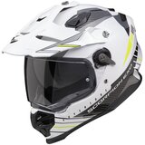Scorpion kaciga Adf-9000 air feat white black yellow Cene
