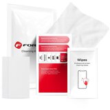 forcell komplet za ciscenje lcd ekrana 4u1 (mokra i suva krpa, strugalica, stikeri) | ePonuda.com