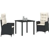  Set od 2 Crno PE ratan Srednje Podesive naslone za ruke | shoptok.hr