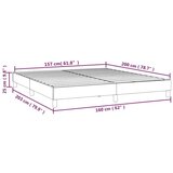  Box spring posteljni okvir temno rjav 160x200 cm blago, (20794674) | Shoptok.si