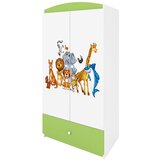  Dječji ormar - ŽIVOTINJSKO DRUŠTVO - zeleni | shoptok.hr