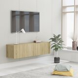Maison Chic TV omarica - TV stojalo - Televizijska omarica sonoma hrast 120x30x30 cm inženirski les, (21701505) | Shoptok.si
