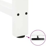  Noge stolića za kavu bijele 2 kom 50x(100-101) cm čelik | shoptok.hr