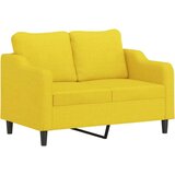  4-dijelni set sofa s jastucima svjetložuti od tkanine | shoptok.hr