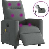 Maison Chic Električni masažni naslanjač - Relax naslanjač temno sivo blago, (22061606) | Shoptok.si