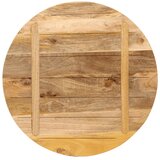 Stolna ploča Ø 80x3,8 cm okrugla od masivnog grubog drva manga | shoptok.hr