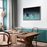  Slika - Night Waves (1 Part) Wide - Second Variant 90x60 U prirodnom drvenom okviru | shoptok.hr