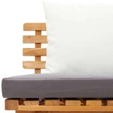 vidaXL Vrtni dnevni ležaj 200 x 65 cm od masivnog bagremovog drva | shoptok.hr