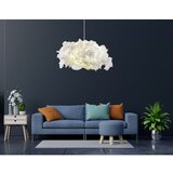 Opviq lights Bela viseča svetilka s tekstilnim senčilom Serenity – | Shoptok.si