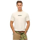 Superdry krem-bela muška majica SDM1012116A-1KZ Cene