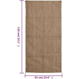  Jutene vreće 30 kom 65 x 135 cm 100 % juta 340 g/m² | shoptok.hr