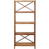 Unique Furniture Regal od punog hrasta u prirodnoj boji 70x161 cm X-Shelf – | shoptok.hr