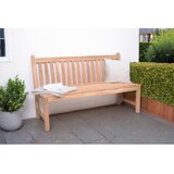 Garden Pleasure Vrtna klupa od masivnog drveta u prirodnoj boji Solo – | shoptok.hr