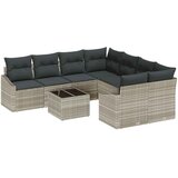  Set sofe s jastukom s jastukom 9 pcs Svijetlo siva poliratan | Eponuda.com