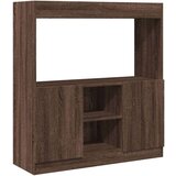 vidaXL Visoka komoda boja smeđeg hrasta 92x33x100 cm konstruirano drvo | shoptok.hr