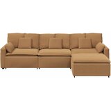  Modularna sofa s tabureom i jastucima bež boje | shoptok.hr