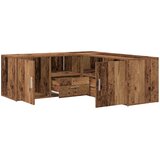  Kutni ormarić boja starog drva 200x40x45 cm konstruirano drvo | Eponuda.com