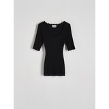 Reserved - Bluza od viskoze - crno | shoptok.hr