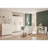 Paidi VISOKA KOMODA, bela, barve hrasta | Shoptok.si