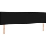  LED vzglavnik z gumbi, črn, 90 cm, žamet, (22052831) | Shoptok.si