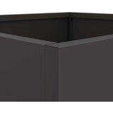 vidaXL Sadilice 2 kom crne 32 x 30 x 29 cm od hladno valjanog čelika | shoptok.hr