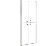 vidaXL Vrata za tuš-kabinu prozirna ESG 81 x 190 cm | shoptok.hr