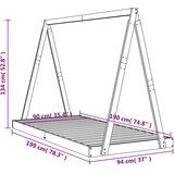  Otroški posteljni okvir 90x190 cm trdna borovina, (20787665) | Shoptok.si