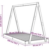  Za dječji krevet 90 x 190 cm od masivne borovine | shoptok.hr