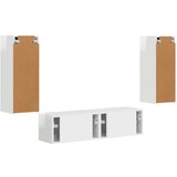  Komplet TV omaric 2 pcs Visok sijaj bela Konstruiran les, (5000132244) | Shoptok.si