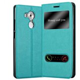 Cadorabo Ohišje, združljivo z Huawei MATE 8 v mint turquoise - Zaščitni ovitek z magnetnim zapiranjem, stoječo funkcijo in 2 okencema za gledanje, (20551506) | Shoptok.si