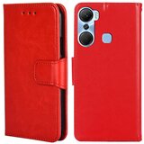 INORCO Usnjena preklopna torbica za Infinix Hot 12 Pro 4G, zaščitna torbica za telefon Denarnica proti padcem s stojalom, (22035217) | Shoptok.si