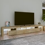 TV ormarić s LED svjetlima boja hrasta sonome 260x36,5x40 cm | Eponuda.ba