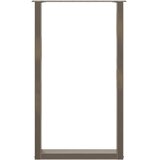  Noge za barski stol U-oblik 2 kom Prirodni čelik 60 x (100-101) cm Čelik | Eponuda.com