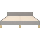  Okvir za krevet bez madraca svjetlosivi 140x200 cm od tkanine | shoptok.hr