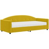  Dnevni krevet s madracem žuti 90 x 200 cm baršunasti | shoptok.hr