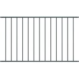 vidaXL Panel za ogradu od čelika obloženog prahom 1 7x0 75 m antracit | shoptok.hr