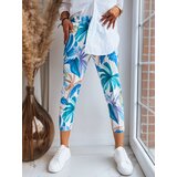 DStreet Spodnie damskie FLOWER GARDEN zielone Cene