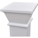 vidaXL Klasičen kvadratni steber za rastline MDF | Shoptok.si
